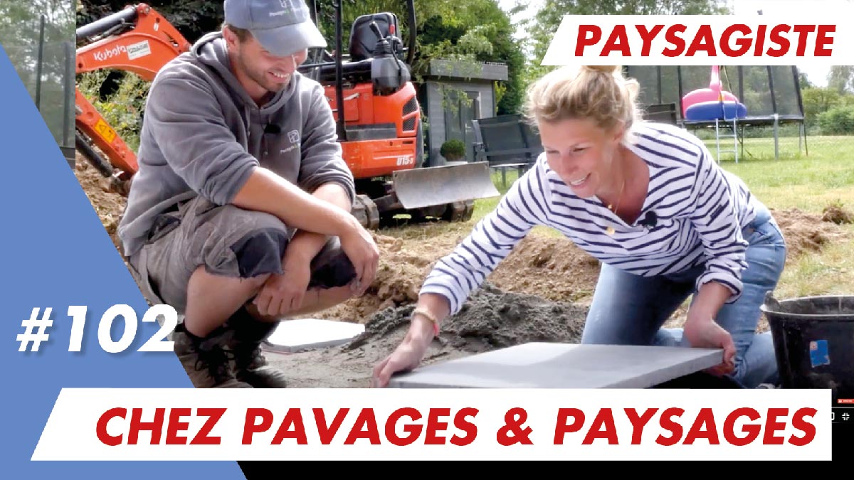 Nouveau job de paysagiste avec Laetitia et Clément chez Pavages & Paysages
